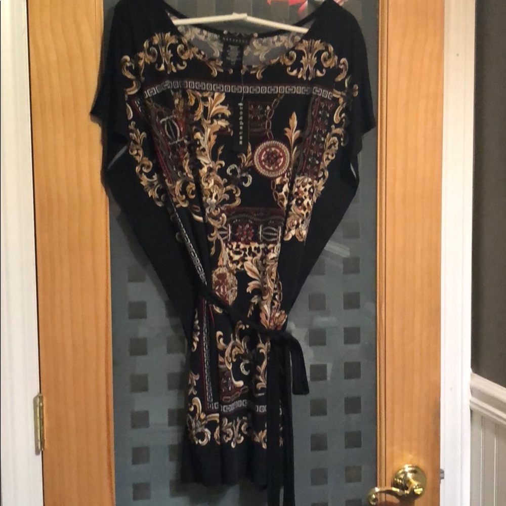 Metaphor scarf print tunic
